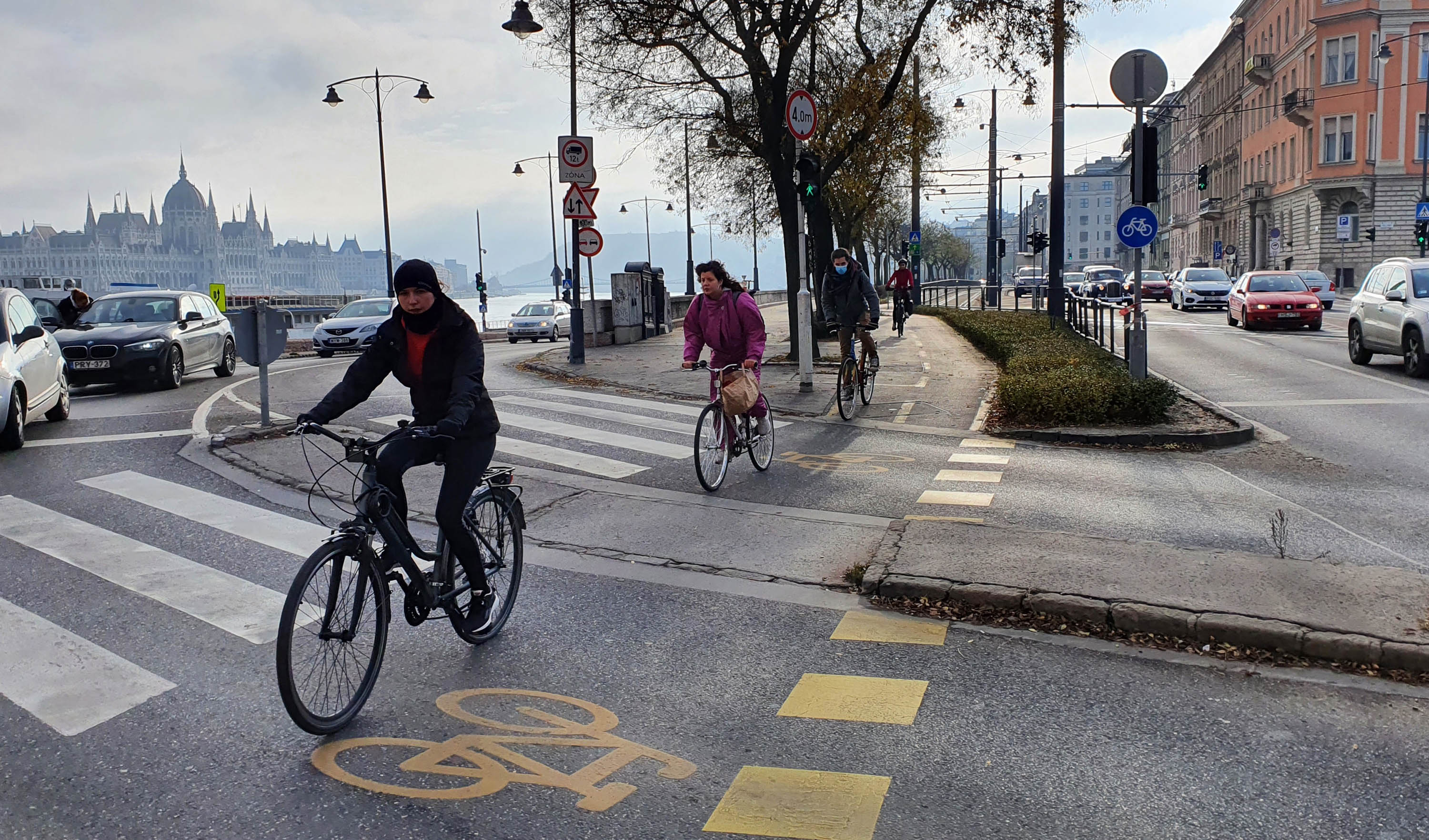 15%-kal több kerékpározót mértek Budapesten 2020-ban, decemberben 61%-kal többet, mint egy éve