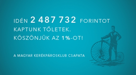 Megkaptuk az 1%-ot, köszönjük!