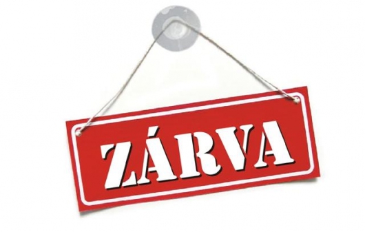 Irodánk zárva tart