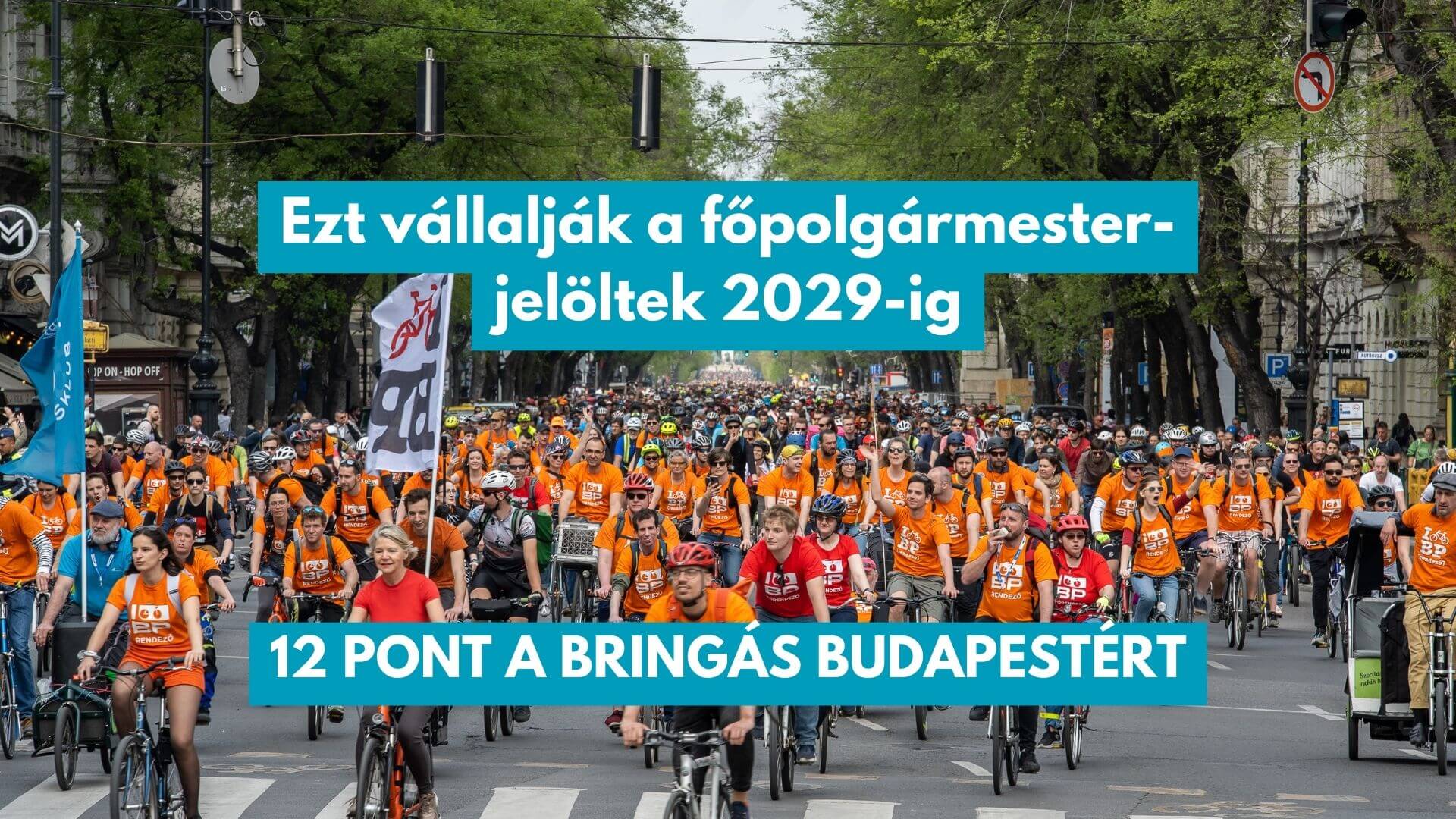 Az 5 éves bringás terv - Ezt vállalják a főpolgármester-jelöltek 2029-ig