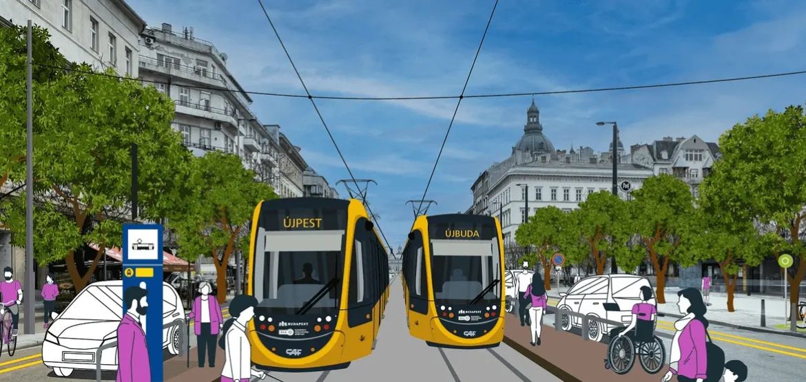 Felemás tervek a Pesti fonódó villamos vonalán: A Nyugati tér szuper, a Lehel téren még dolgozni kell!